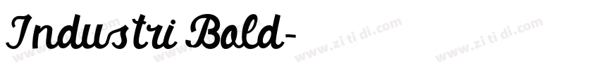 Industri Bold字体转换